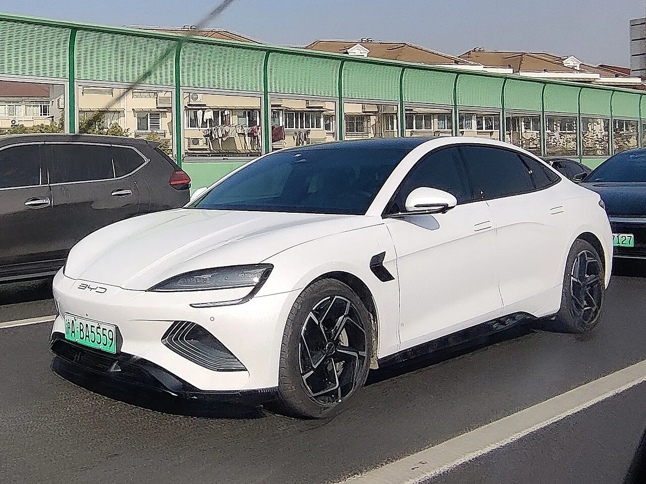 BYD 씰 전측면, 상하이 촬영