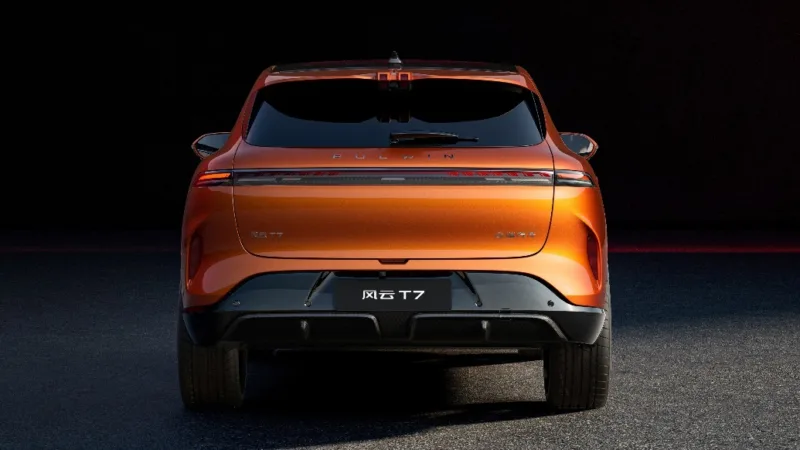 체리 풀윈 T7 전기 SUV 후면 사진