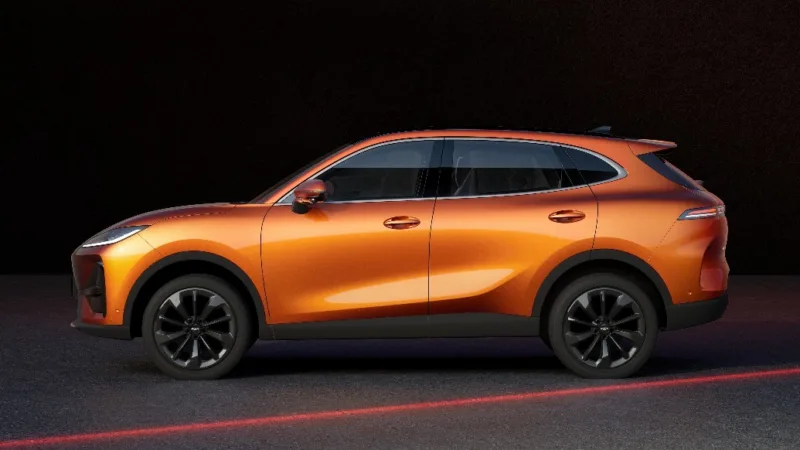 체리 풀윈 T7 전기 SUV 측면 사진