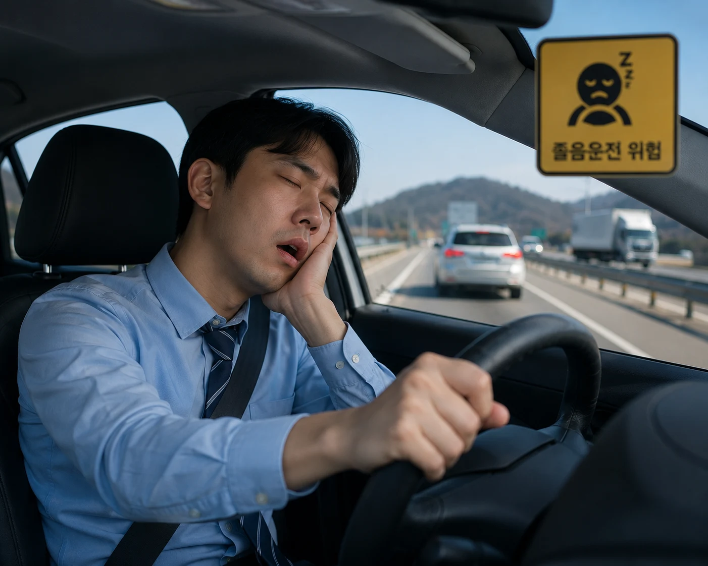 졸음운전 대처법, 커피보다 효과적인 '커피 낮잠' — 장거리 운전 전 체크리스트