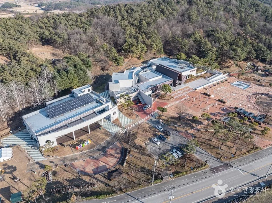 상주박물관 항공 사진