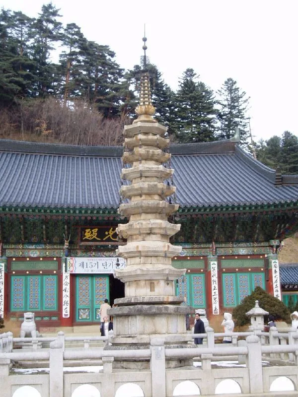 월정사 경내 전경